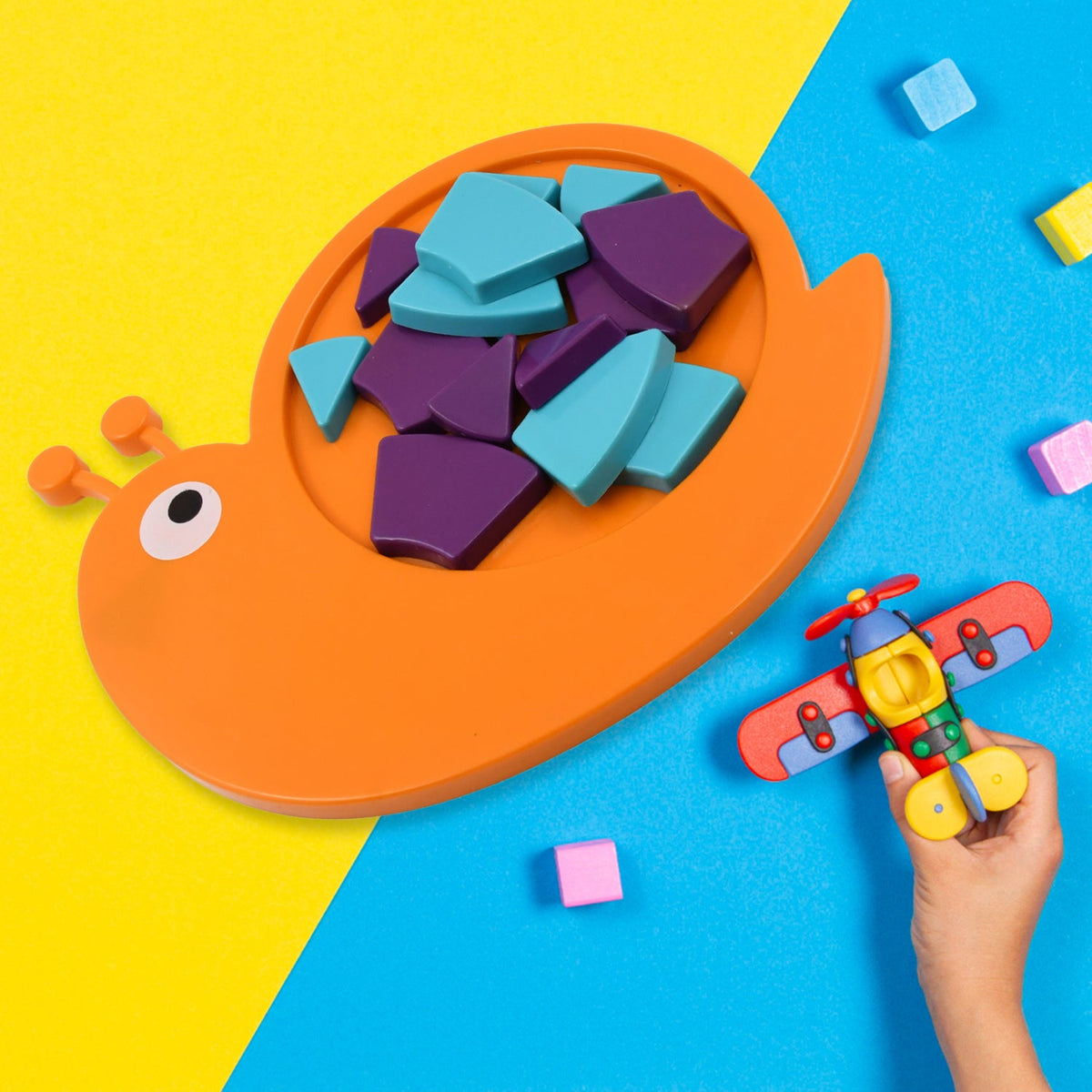 Snail Puzzle for Kids – STEM Learning Toy for Ages 3-6 – alternate view