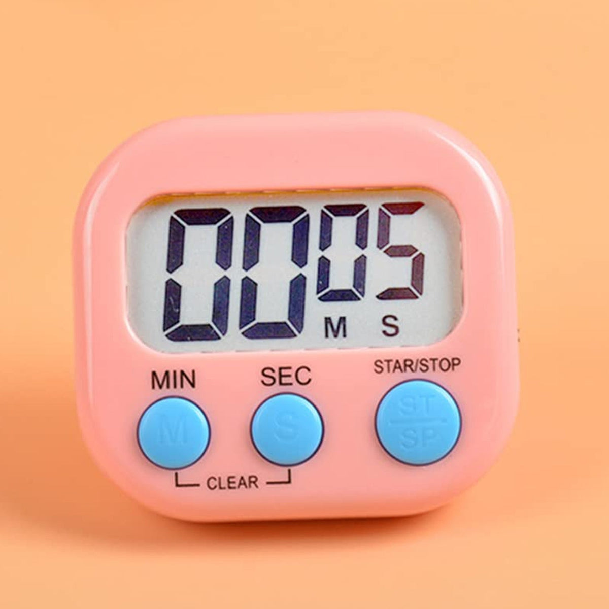 Digital Kitchen Timer – Clear Display & Stopwatch – view 8