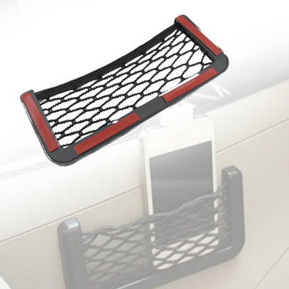 Car Seat Organizer – Mesh Storage for Phone & Purse – detail view