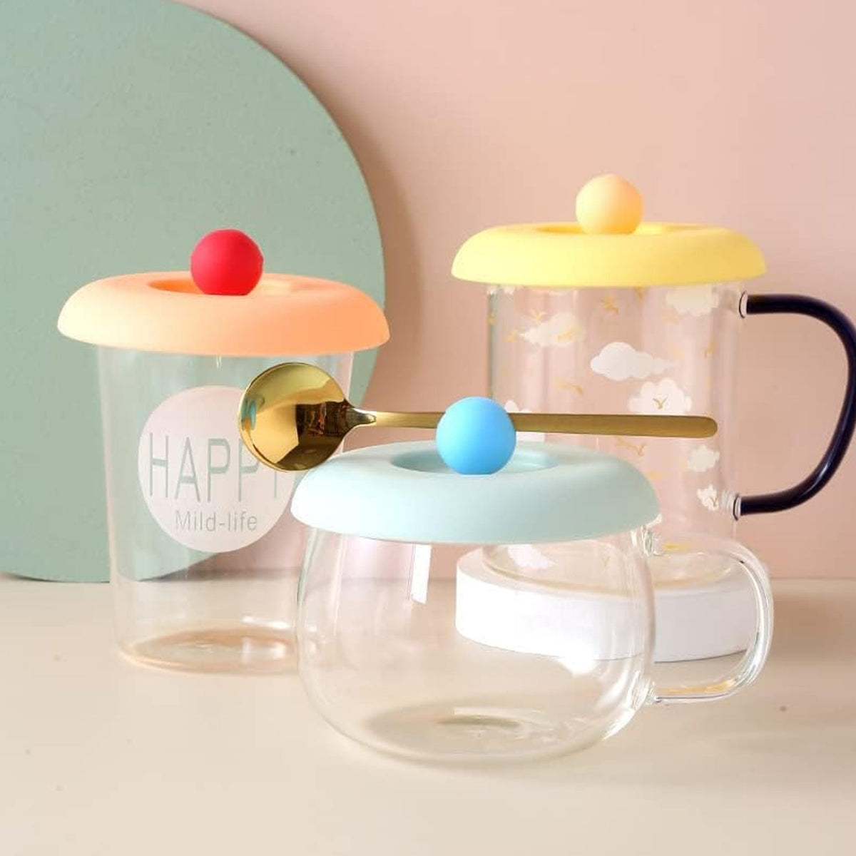 Silicone Cup Lid – Airtight Seal for Mugs & Cups – close-up