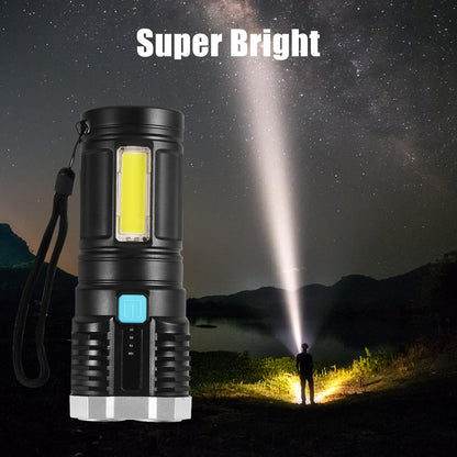 Rechargeable Torch Light 800 Lumens 4 LED Flashlight – view 8