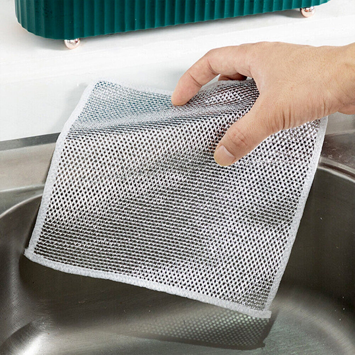 Microfiber Scrubber Cloth – Non-Scratch Kitchen Clean – view 7