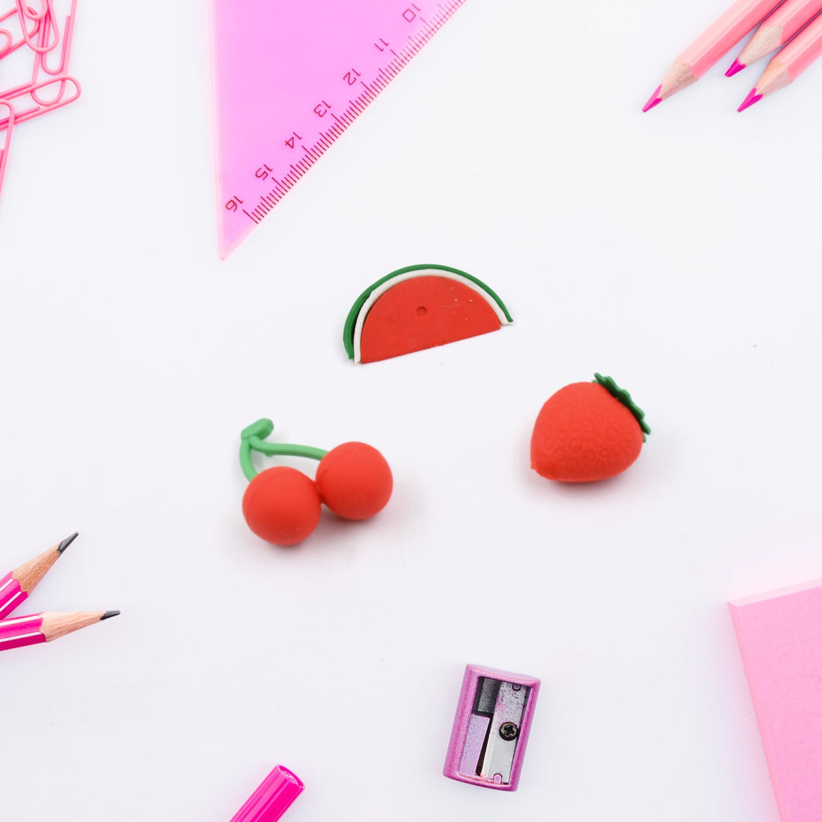 Kids Erasers set – Colorful 3D Designs – view 9