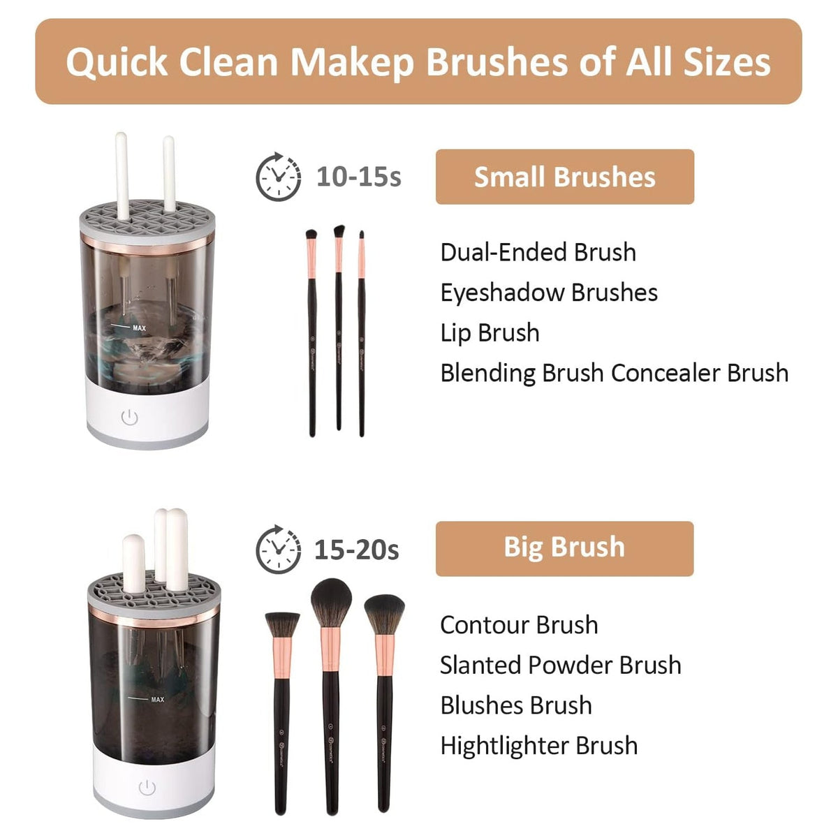 Automatic Makeup Brush Cleaner – Fast & Hygienic – view 7