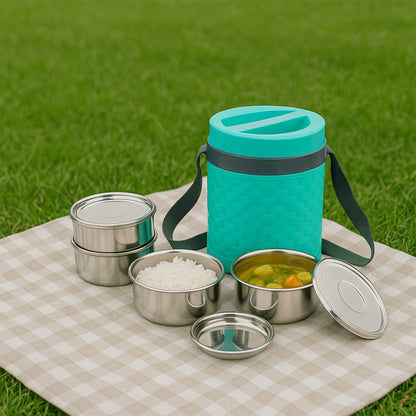Insulated Tiffin – Stackable Stainless Steel Lunch Box