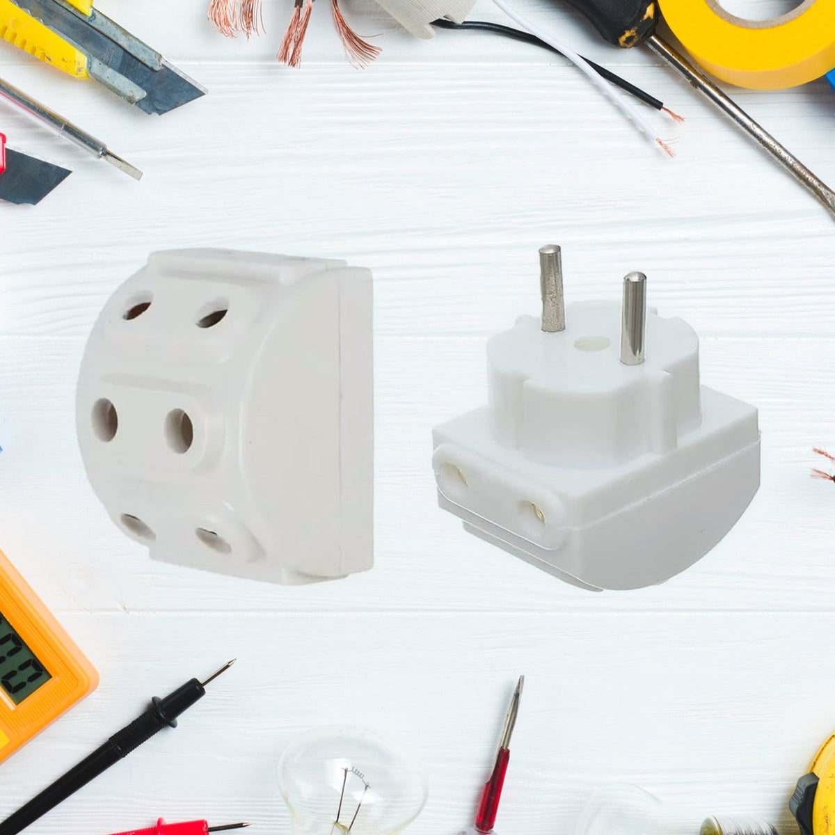 5-Way Multi-Plug Socket – 2-Pin Compact Power – view 9