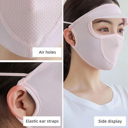 UV Protection Cap – Full Face Sun & Dust Shield – alternate view