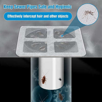 Window Screen Repair Kit – Adhesive Mesh Patches (10x10cm – close-up
