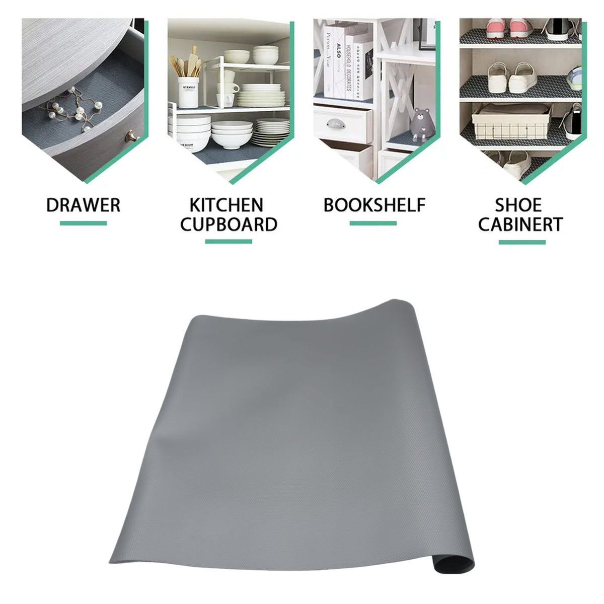 Anti-Slip Shelf Liner – Multipurpose Mat 45cmx1.25m