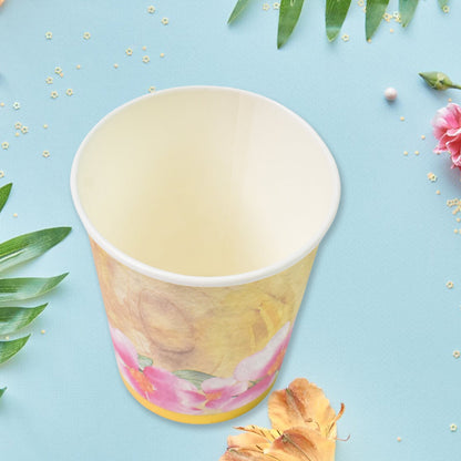 Disposable Paper Cups – Mixed Design 24 pcs – detail view