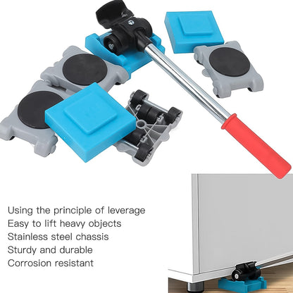 Furniture Lifter Tool set – Heavy Duty Movers Kit – alternate view