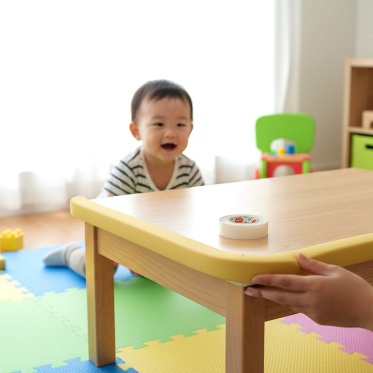 Baby Corner Protector – Soft Rubber Safety Bumper – close-up