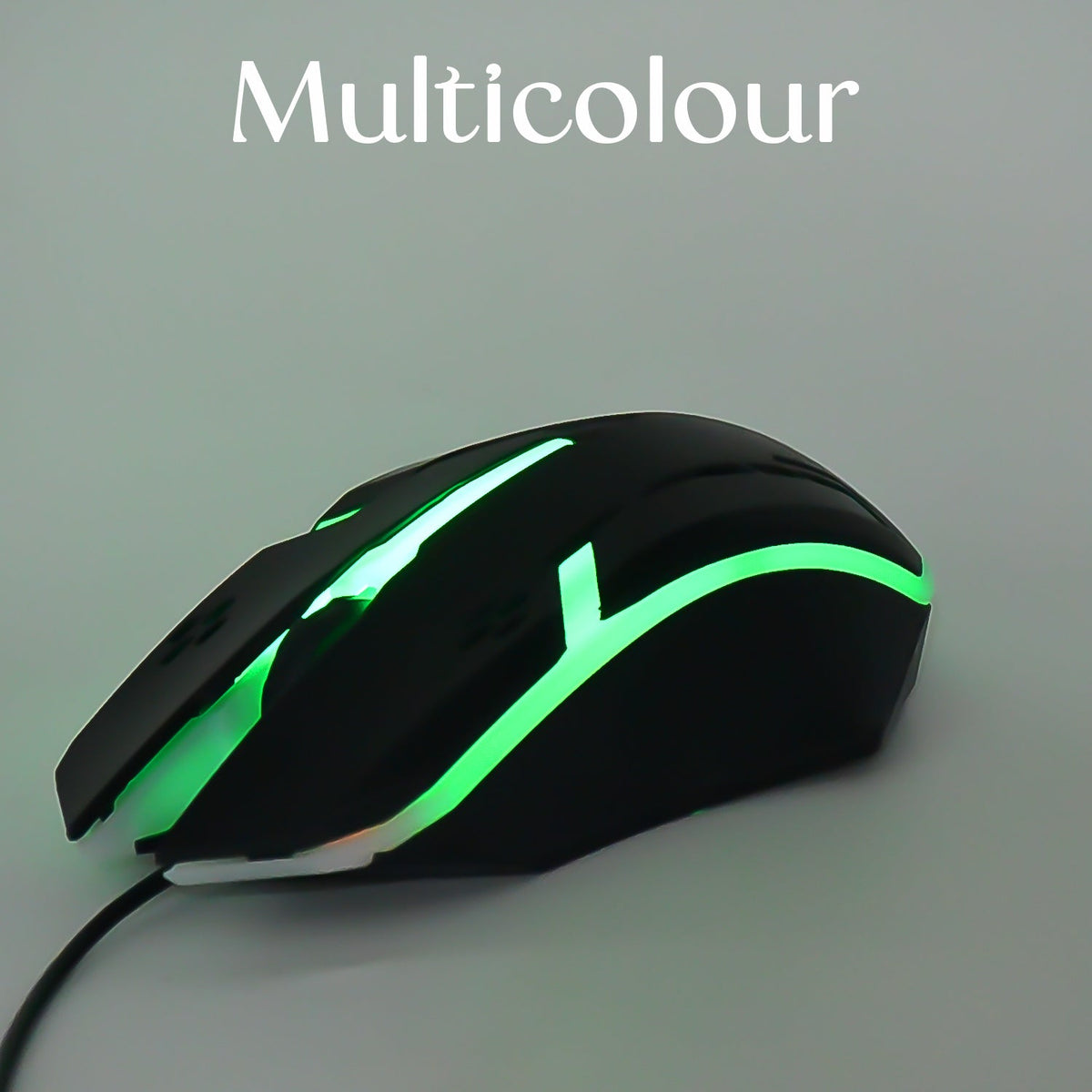 Wired Optical Mouse – Comfortable, Precise Tracking – detail view