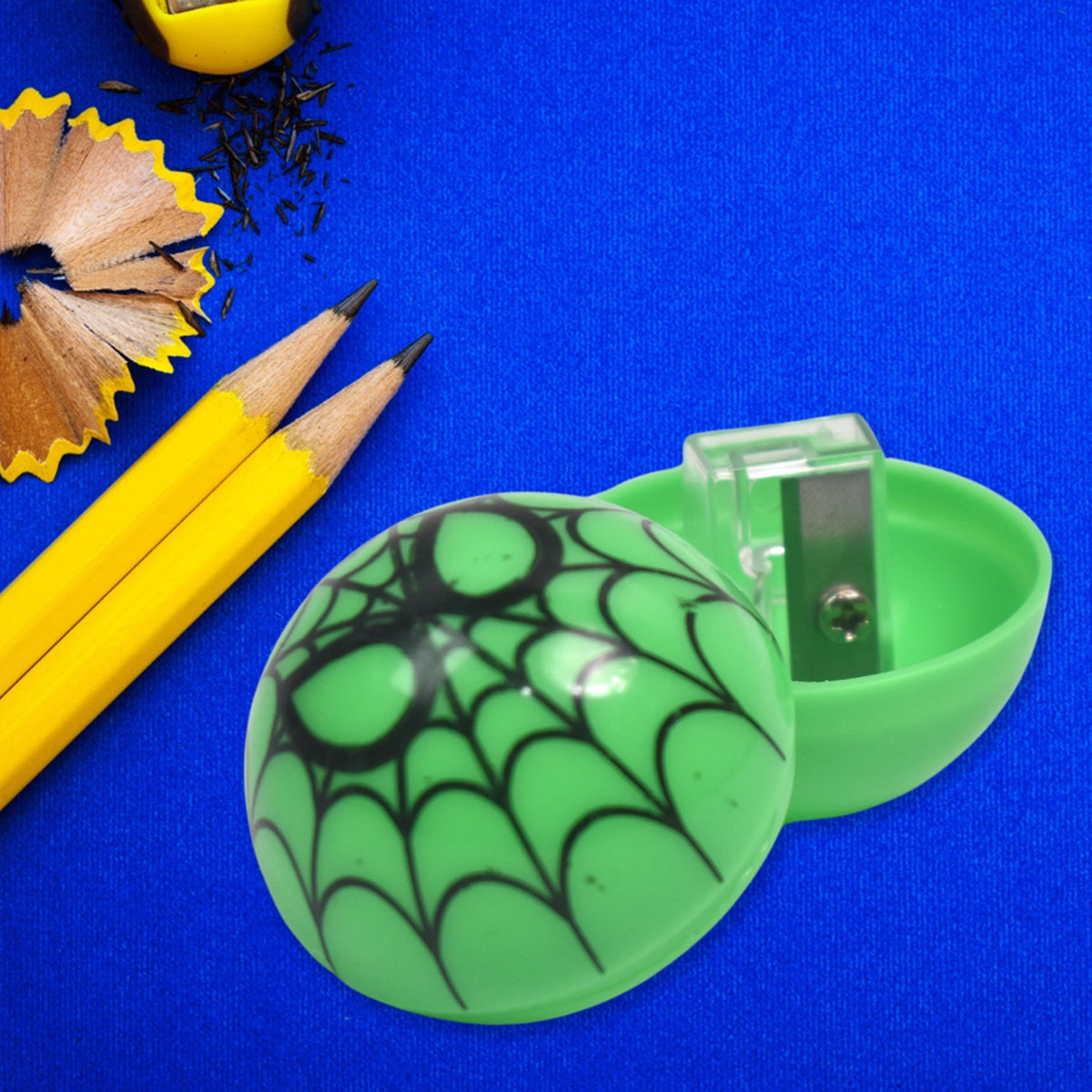 Kids Pencil Sharpener – Round Mix Design for School – alternate view