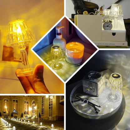 Mini Acrylic LED Desk Lamp – Crystal Design & Portable – view 7