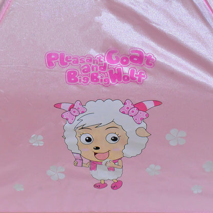 Cartoon Umbrella – UV Protection & Foldable Travel Design – close-up