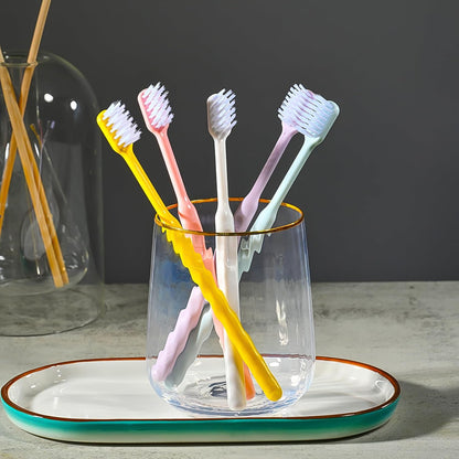 Soft Plastic Toothbrush set – 20 pcs with Travel Box