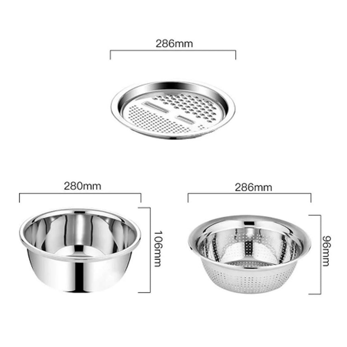 Julienne Grater – 3-in-1 Stainless Steel Salad Maker – view 7