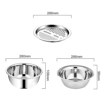 Julienne Grater – 3-in-1 Stainless Steel Salad Maker – view 7
