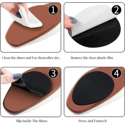 Non-Slip Shoe Pads – Rubber Sole Protectors for Heels – view 7