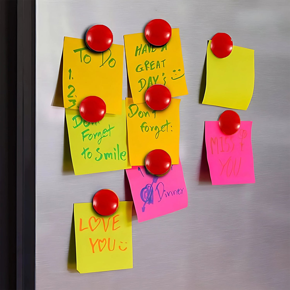 Red Magnetic Board Button – Strong Hold & 30mm Diameter – close-up