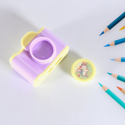Camera Shaped Pencil Sharpener – Fun & Portable for Kids – alternate view