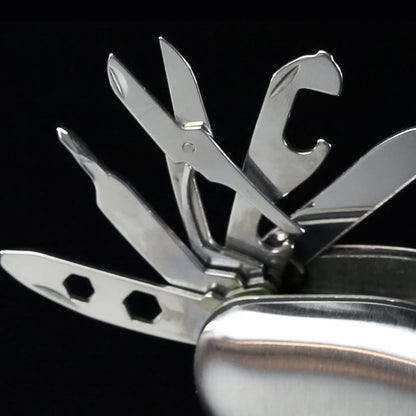 Multi-Tool LED Flashlight 7 in 1 Emergency Tool – close-up