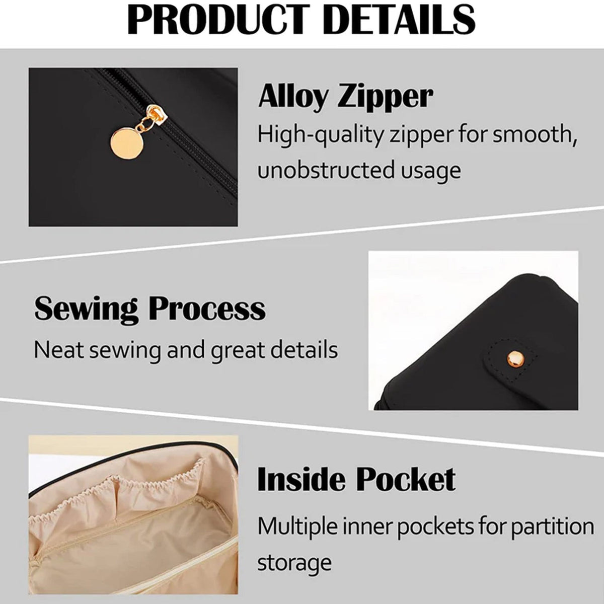 Waterproof Travel Makeup Organizer Pouch – Compact & Durable – view 6