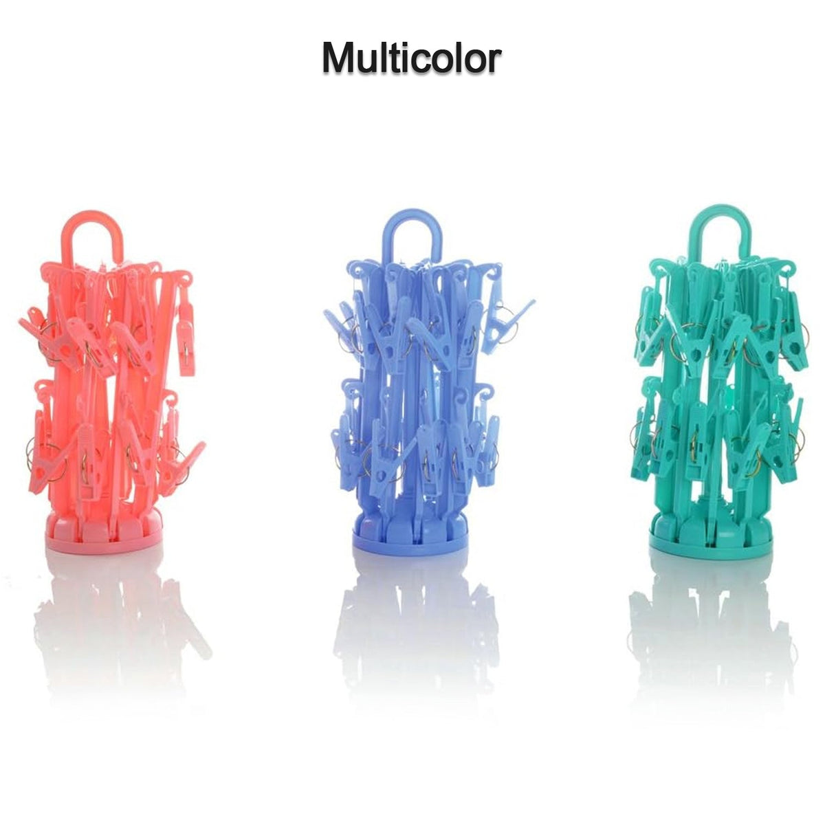 Foldable Clothes Drying Rack – 16 Clip Hanger for Delicates – close-up