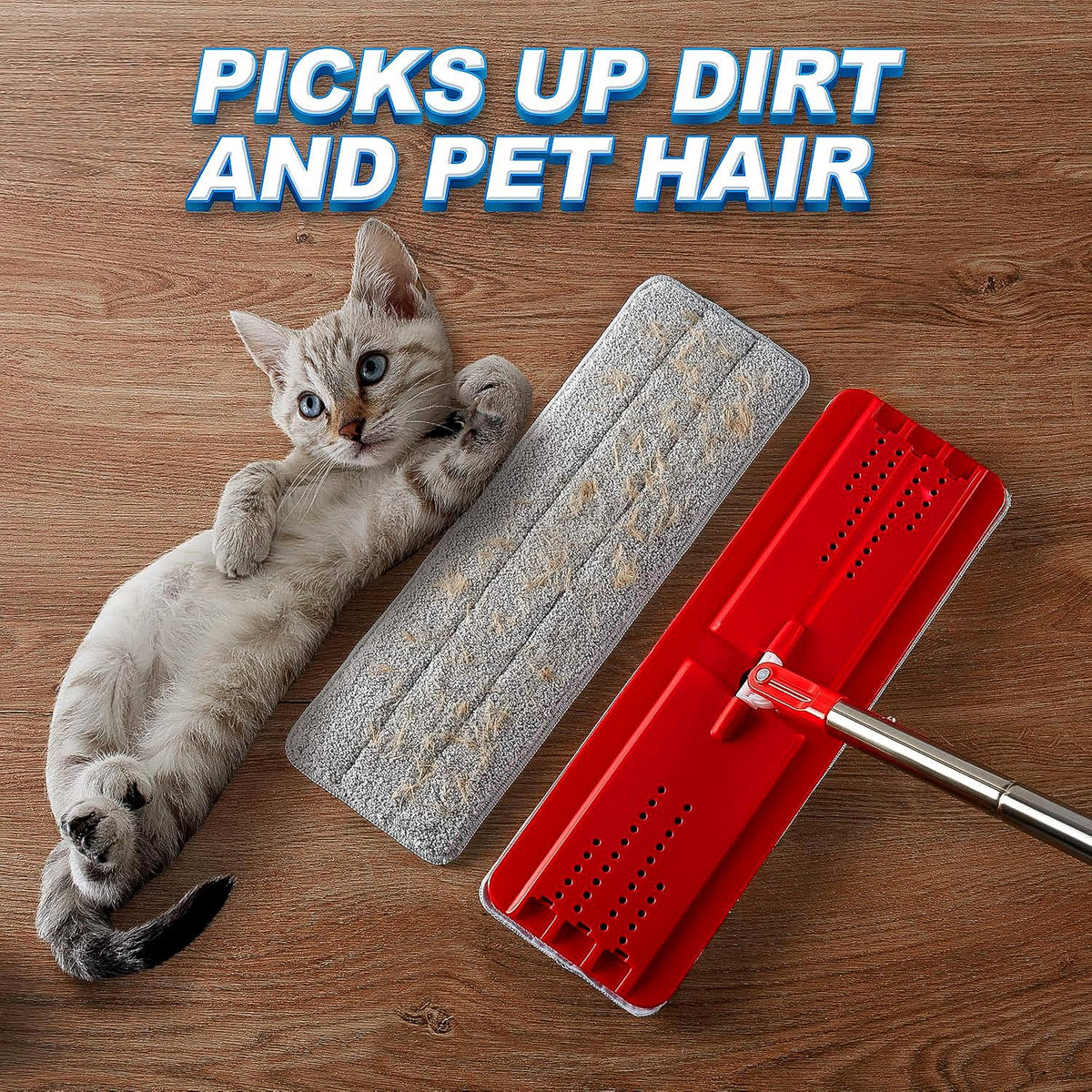 Microfiber Mop Pad Replacement – Reusable – detail view