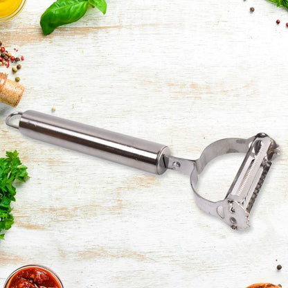 Stainless Steel Kitchen Gadget set – 5-Pc Peeler, Grater – detail view