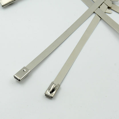 Stainless Steel Cable Ties – 100mm Rustproof 10-Pack – detail view
