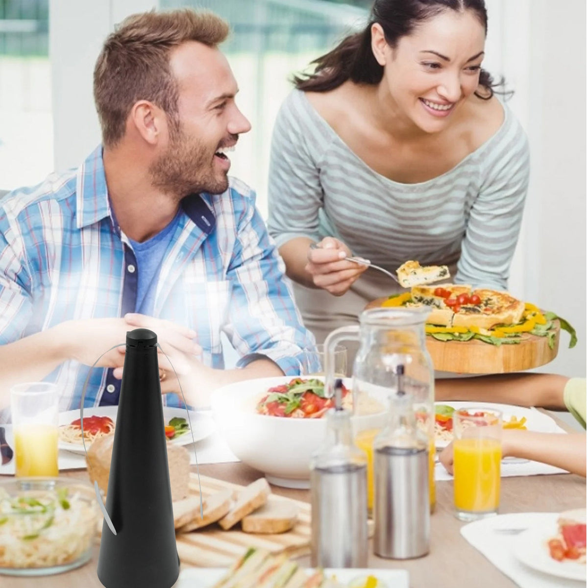 Fly Repellent Fan – Tabletop, Battery & USB – detail view