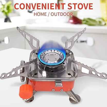 Mini Camping Stove 2800W – Portable Gas Burner for Outdoors – close-up