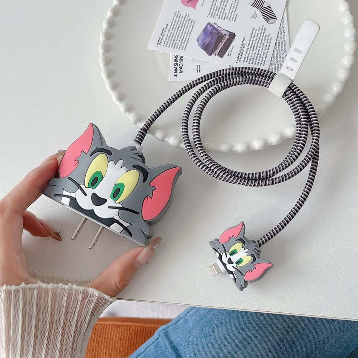 Cartoon Charger Cover – Silicon Protector for IPhone 18-20W – alternate view