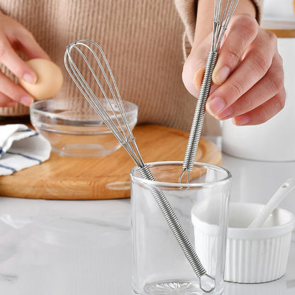 Kitchen Whisk – 16cm Stainless Steel Non-Scratch Hand Tool – view 6