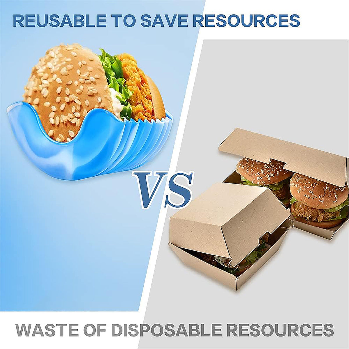 Silicone Burger Holder – Reusable & Mess-Free Snack Grip – close-up