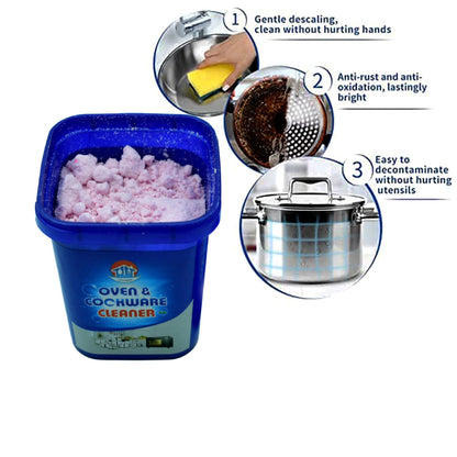 Oven Cleaner Powder – Stainless Steel & Pot Stain Remover – close-up