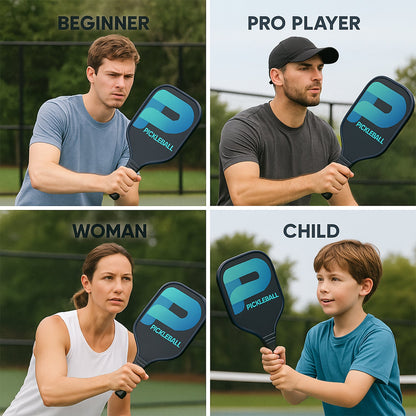 Fiberglass Pickleball Paddle – Cushioned Grip – view 9