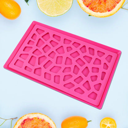 Plastic Kitchen Tray – Durable Modern Hollow Design 40x25 cm – detail view
