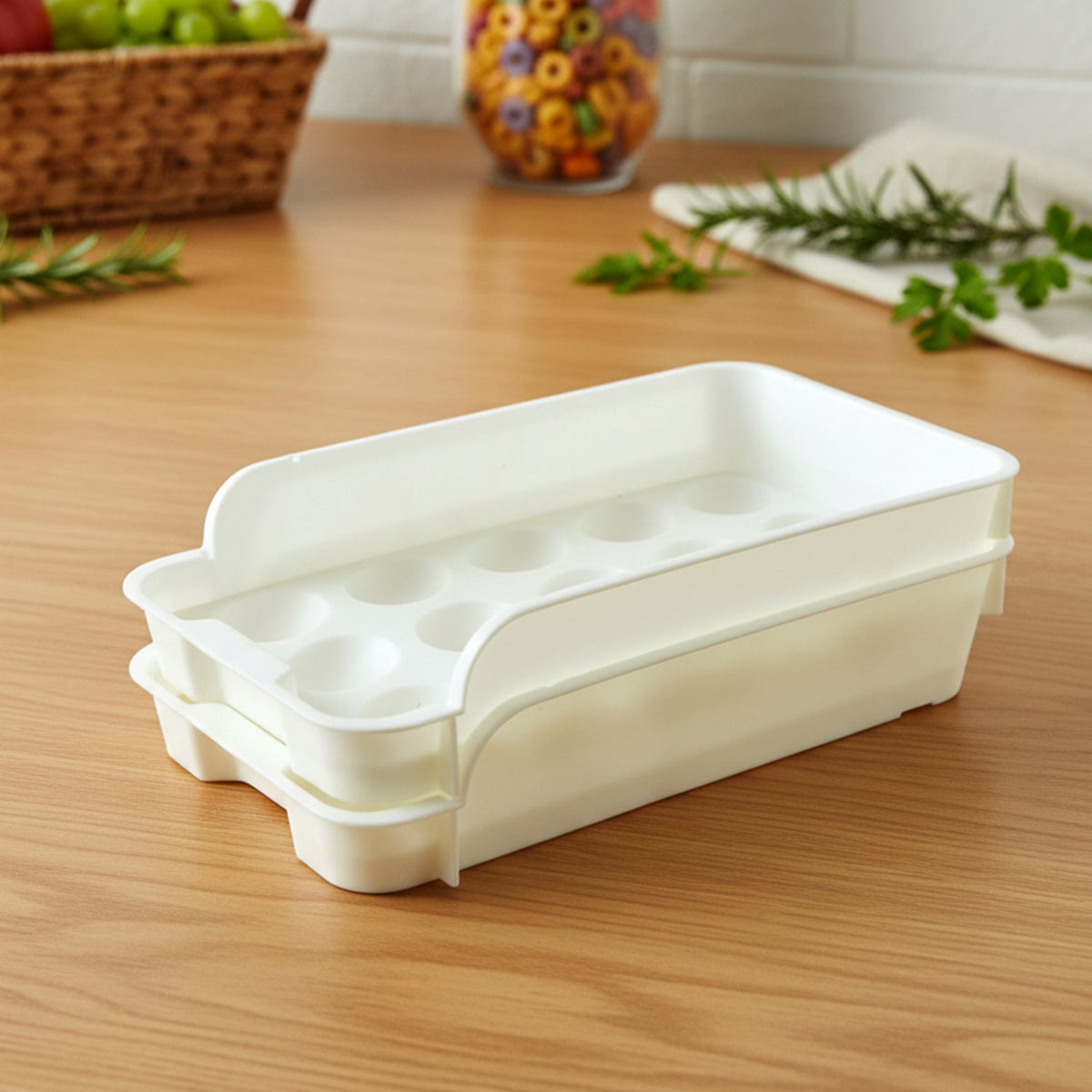 Egg Storage Tray – Space-Saving and Durable Refrigerator – view 8