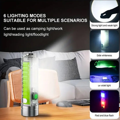 Rechargeable Flashlight – USB Mini LED Torch with Zoom – view 6