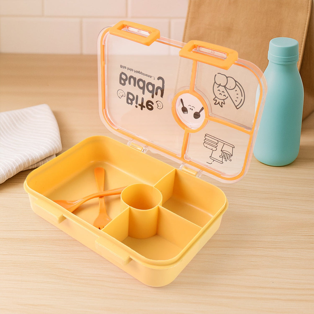 4-Compartment Leak-Resistant Lunch Box – BPA-Free – view 7