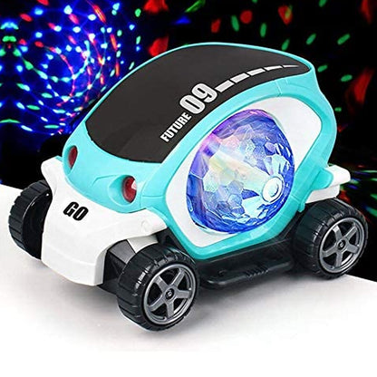 Rotating Stunt Car Toy – 360° Bump & Go Fun – alternate view