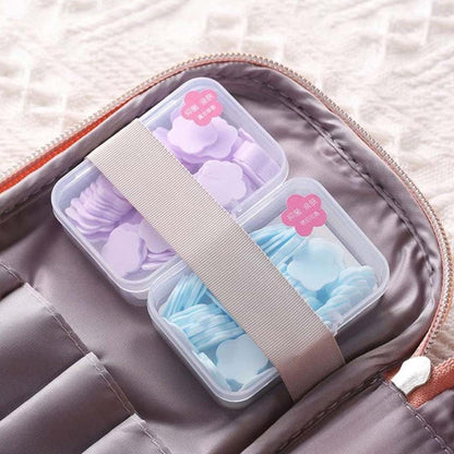 Travel Soap Sheets – 100 Flower-Shaped – detail view