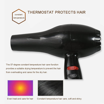 Professional Hair Dryer – 1800W, 3 Heat Settings – view 6