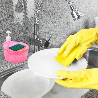 Soap Dispenser with Sponge Holder – 2-in-1 Kitchen Organizer – view 7