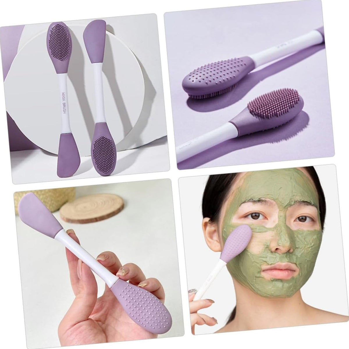 Double-Headed Silicone Mask Brush – Facial Cleansing – view 7