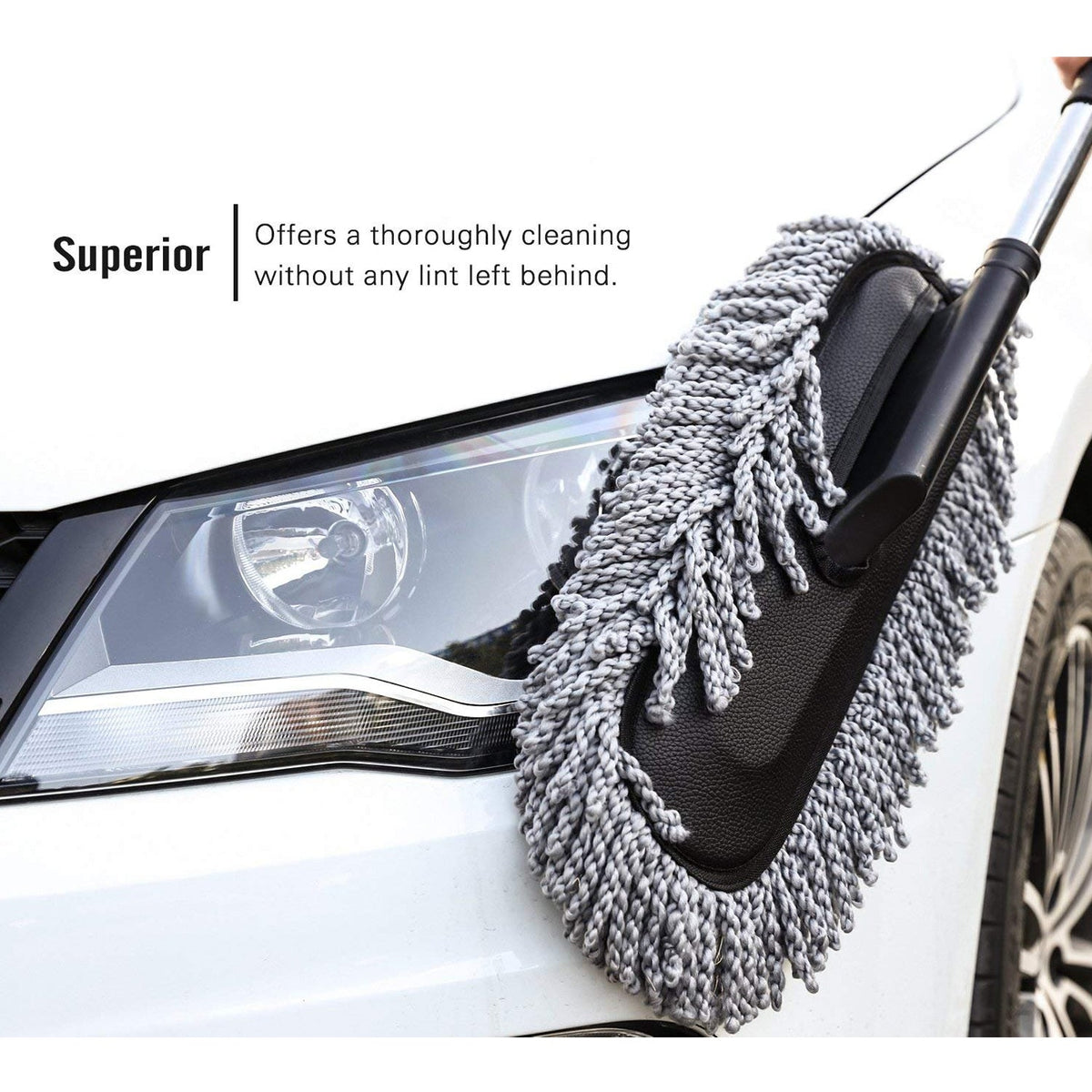 Car Duster – Retractable Handle Microfiber – view 7