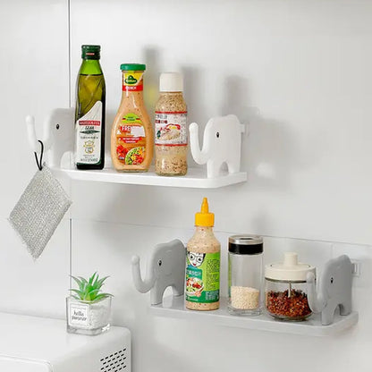 Elephant Wall Shelf – No-Punch Organizer – view 7